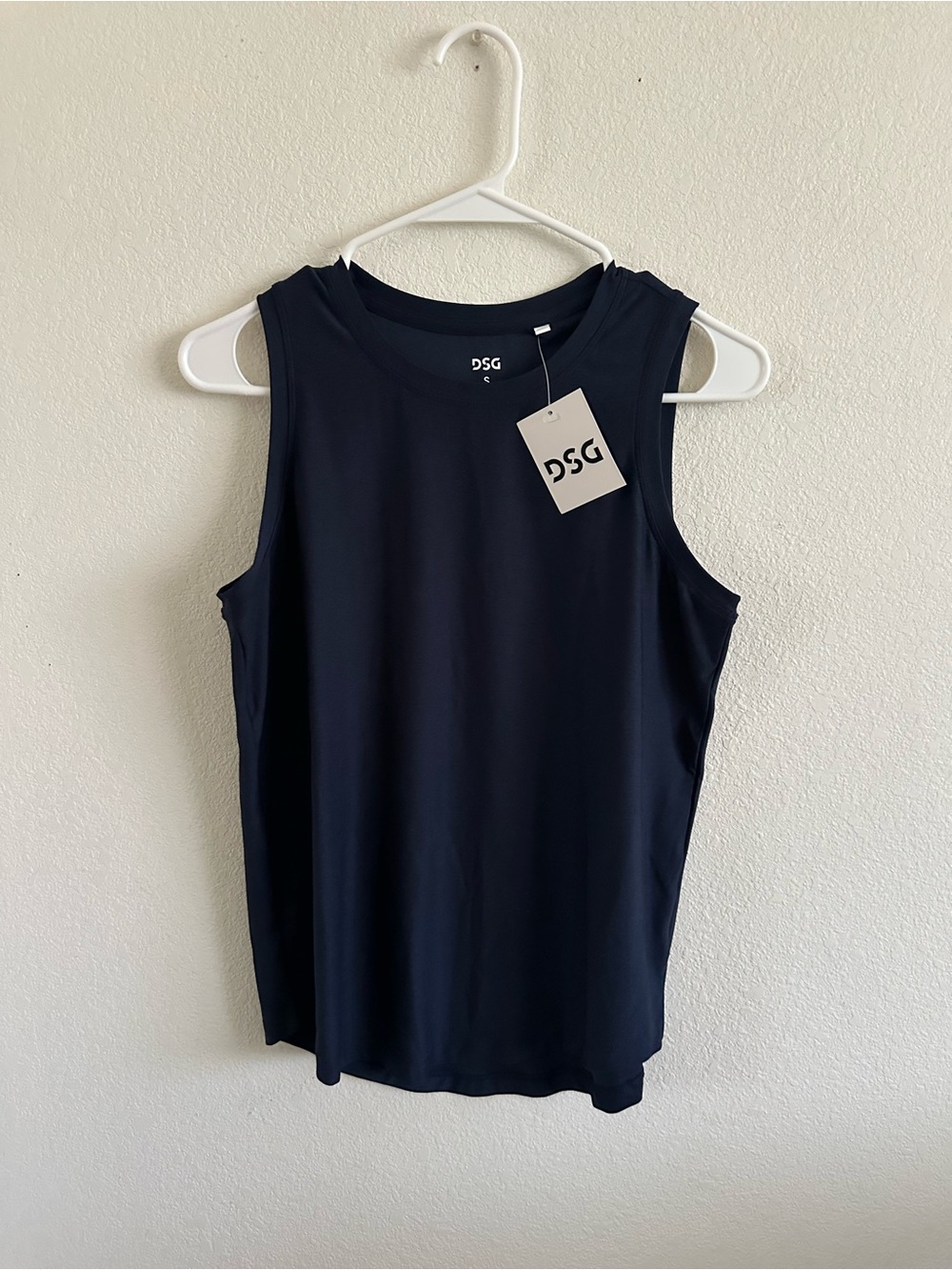 DSG Navy Blue Sleeveless Crewneck Tank